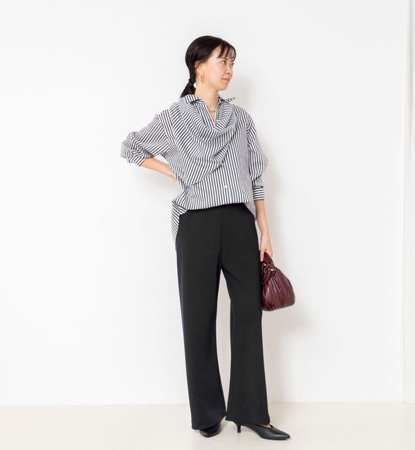 NOLLEY'S sophi「【一部WEB限定カラーアイテム】《セットアップ対応》ツイルバイヤス洗練美脚パンツ」|その他|