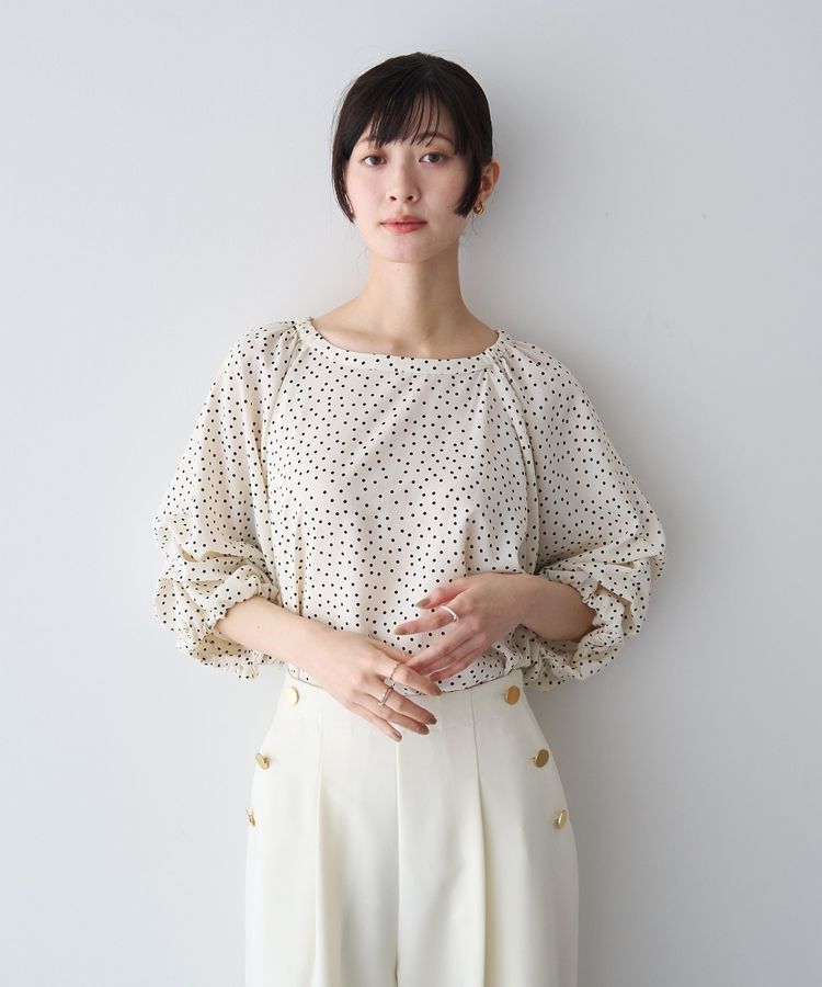 YECCA VECCA「ホイップスリーブブラウス」|シャツ・ブラウス|