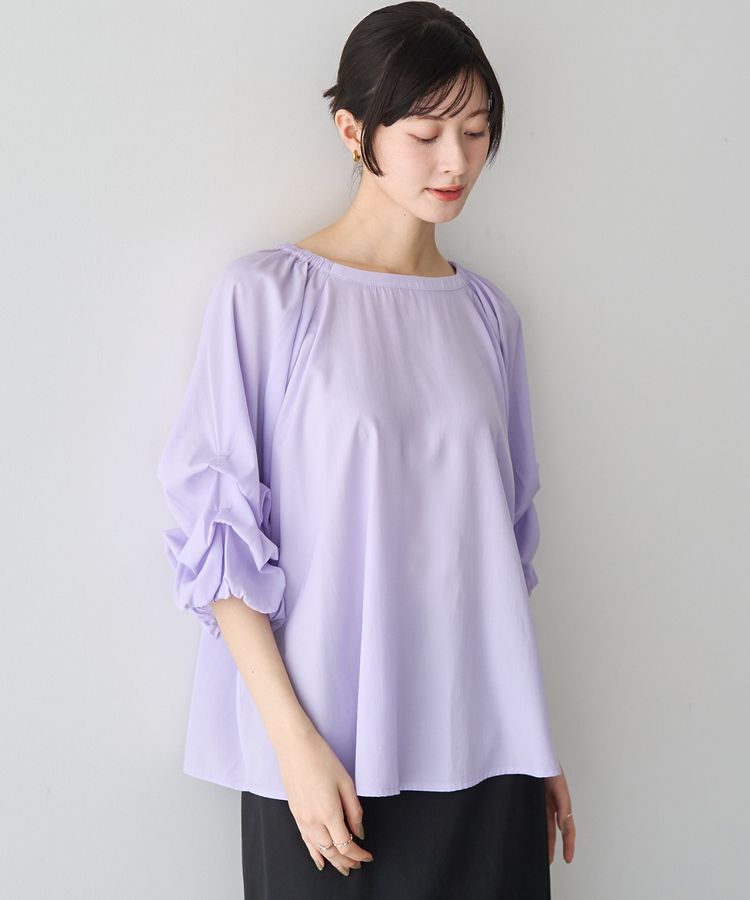 YECCA VECCA「ホイップスリーブブラウス」|シャツ・ブラウス|Lavender