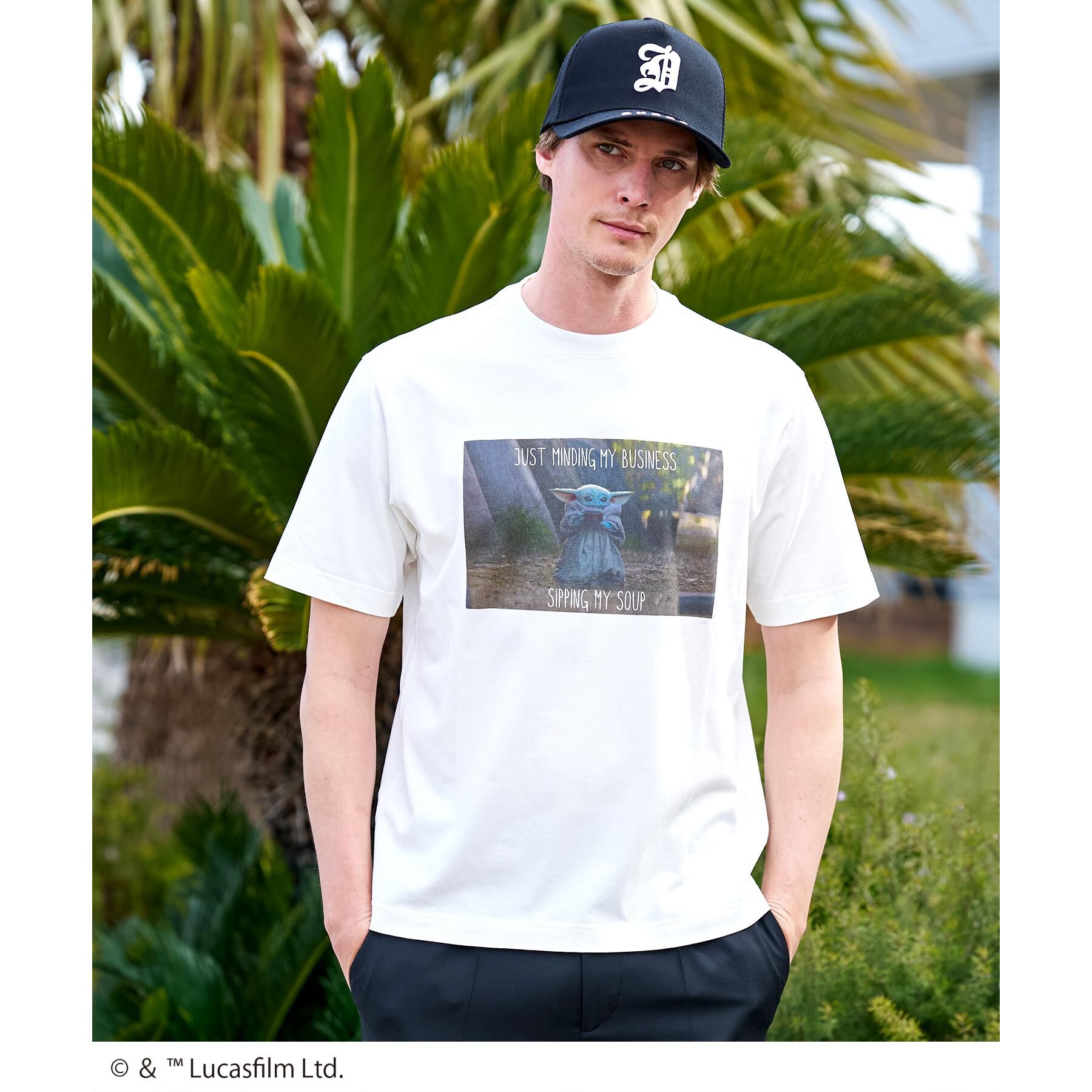 DRESSTERIOR「【接触冷感】STAR WARS MYスープTシャツ」|Tシャツ・カットソー|ホワイト(001)