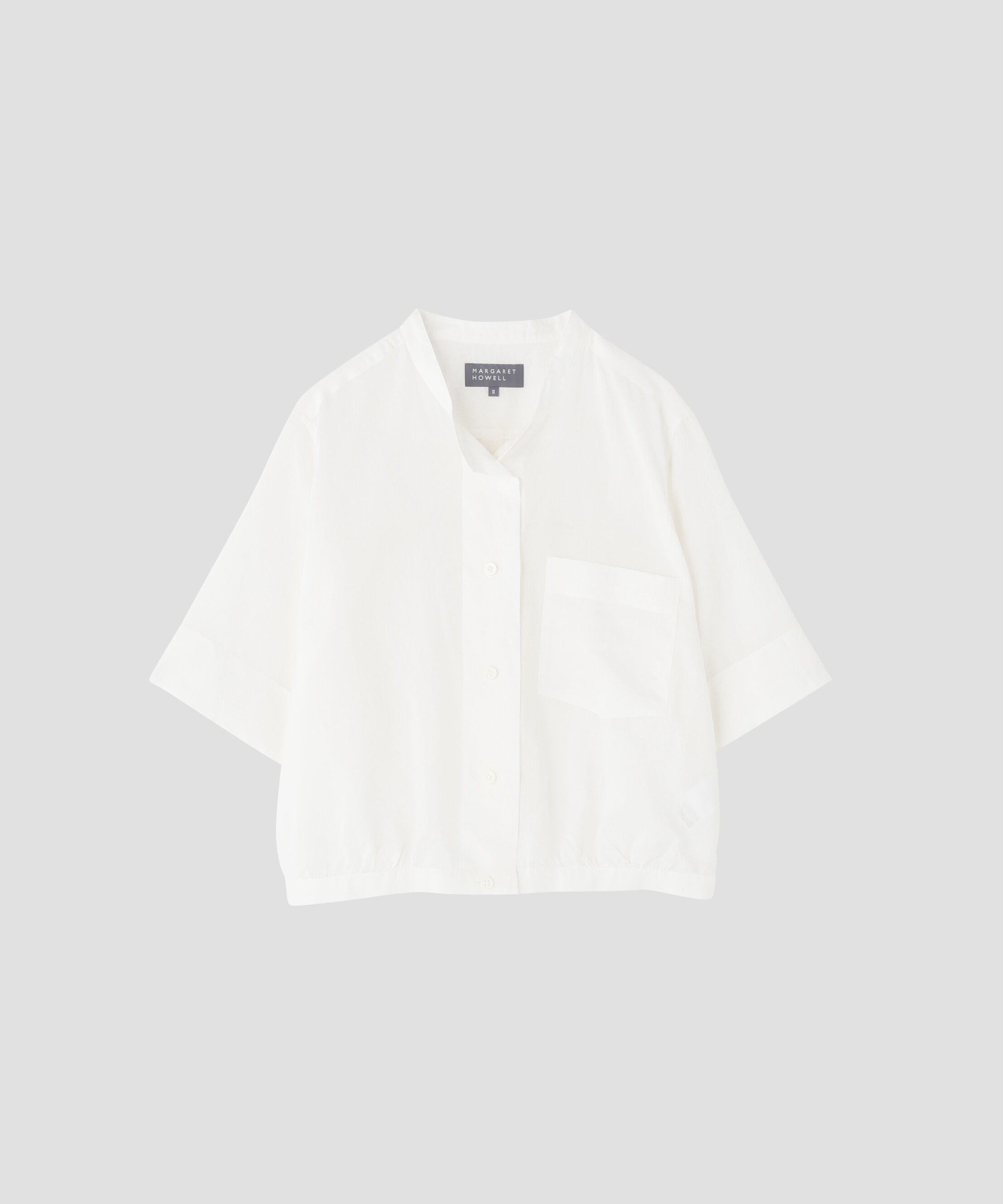  「DOUBLE STRIPE COTTON SILK SHIRT」|シャツ・ブラウス|