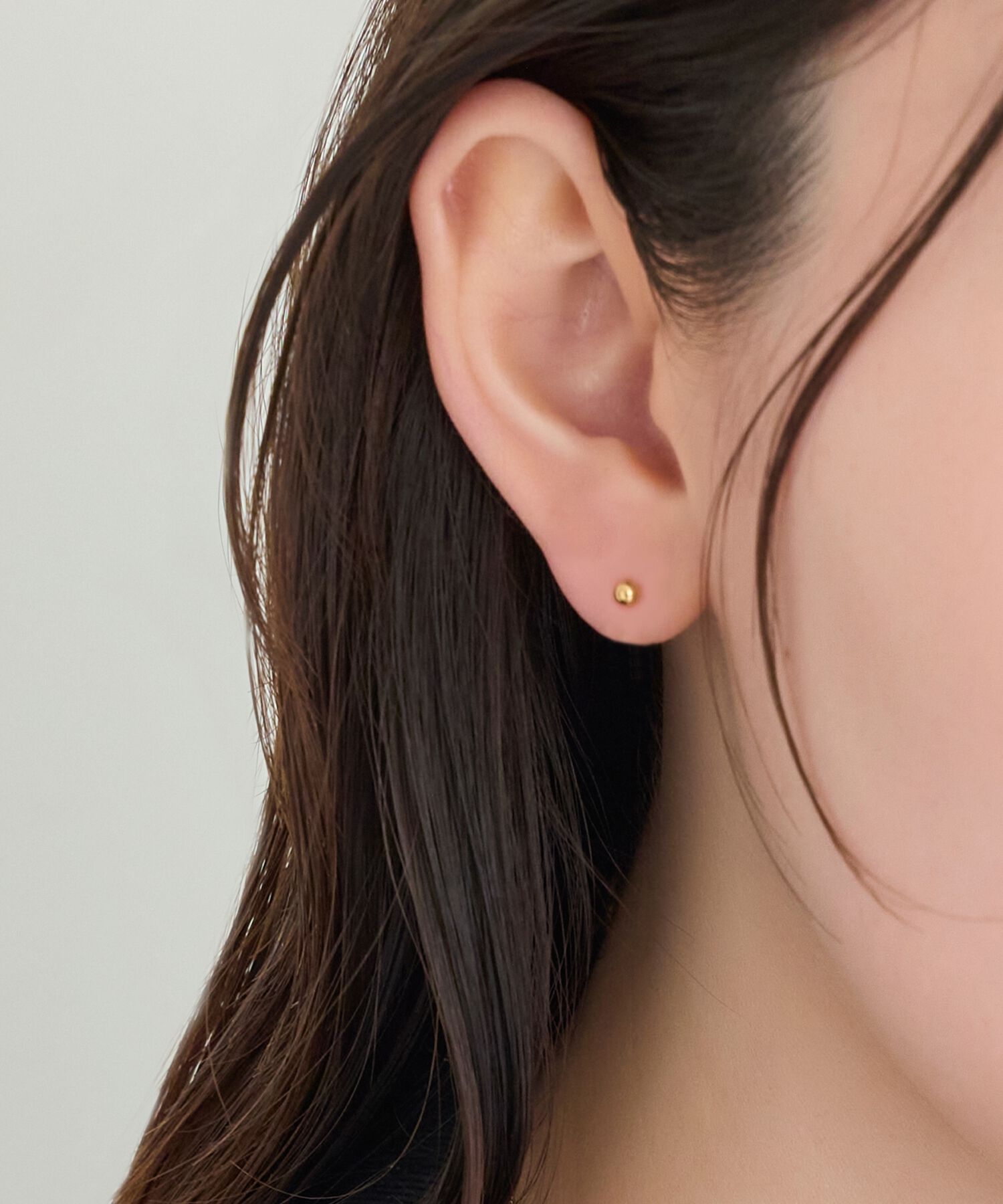 Phoebe「【金属アレルギー対応】3setメタルピアス　ゴールド/サージカルステンレス」|ピアス|