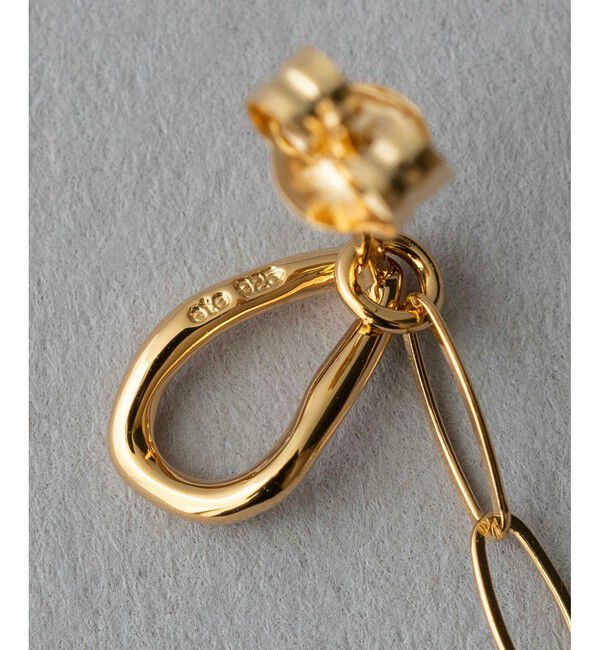 ete「ドロップ チェーン ピアス」|ピアス|