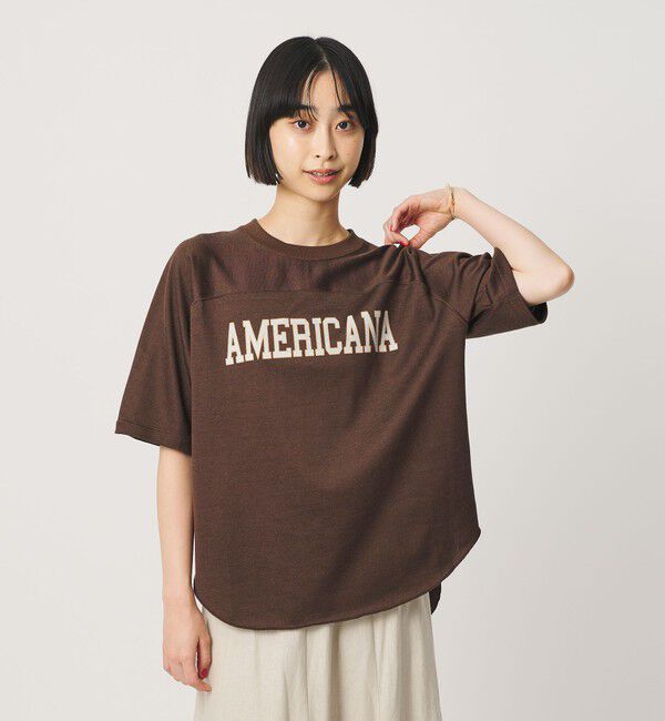 BEAUTY&YOUTH UNITED ARROWS「＜Americana＞フットボール Tシャツ」|Tシャツ・カットソー|