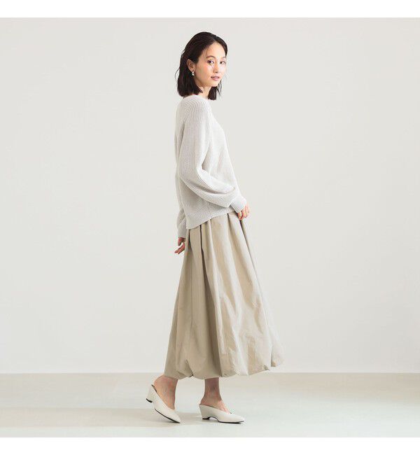 Demi-Luxe BEAMS 「5ゲージ コットン 畦編み プルオーバー」|ニット・セーター|