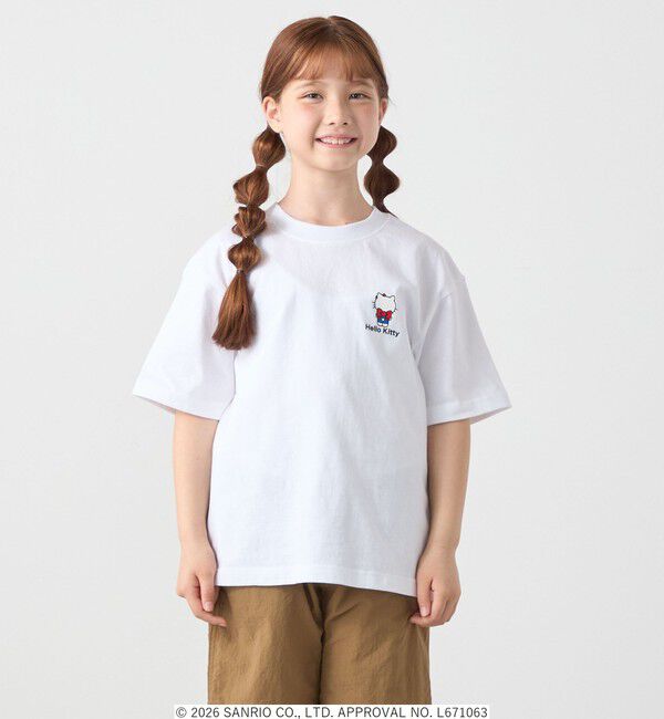 SHIPS any「Hello Kitty &times; SHIPS any: ハローキティ プリント TEE <KIDS>」|Tシャツ・カットソー|