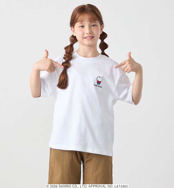 SHIPS any「Hello Kitty &times; SHIPS any: ハローキティ プリント TEE <KIDS>」|Tシャツ・カットソー|