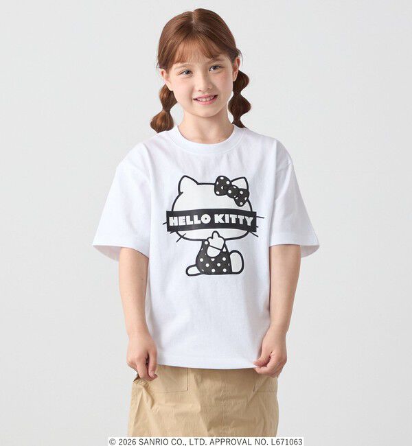 SHIPS any「Hello Kitty &times; SHIPS any: ハローキティ プリント TEE <KIDS>」|Tシャツ・カットソー|