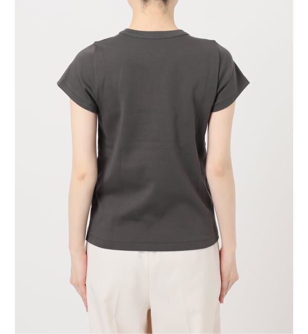 NOBLE「《追加・WEB限定カラー》スビンコットンスムースコンパクトTシャツ」|Tシャツ・カットソー|