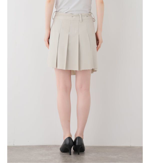U by SPICK&SPAN「le/ル LOW EDGE PLEAT WRAP SKIRT」|スカート|