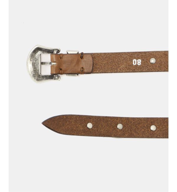 NOBLE「PUNTOVITA/プントヴィータ CONCHO BELT(キャメル)」|ベルト|