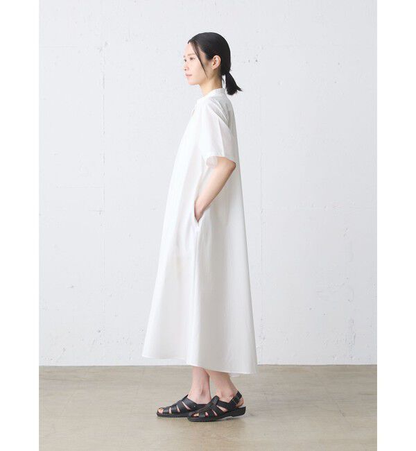 MidiUmi「MidiUmi ハーフスリーブAラインシャツワンピース」|ワンピース|