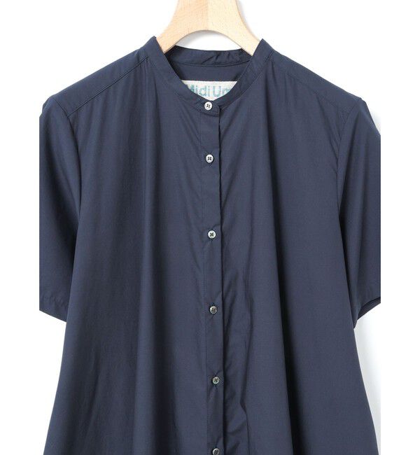 MidiUmi「MidiUmi ハーフスリーブAラインシャツワンピース」|ワンピース|
