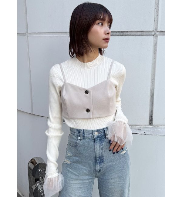 MURUA「2wayイレヘムビスチェ【セットアップ着用可】」|その他|
