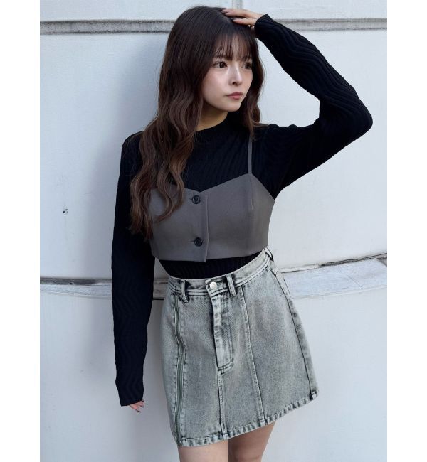 MURUA「2wayイレヘムビスチェ【セットアップ着用可】」|その他|