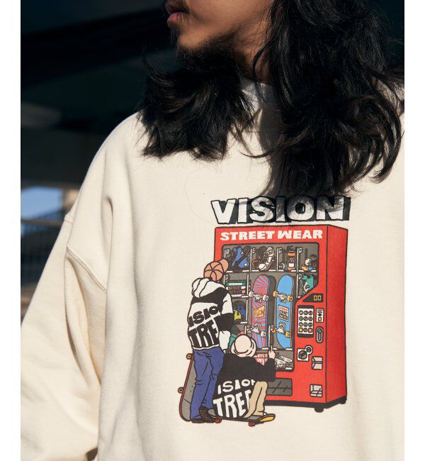 VENCE share style「VISION STREET WEAR ビジョンストリートウェア スケボー自販機トレーナー」|スウェット・ジャージ|