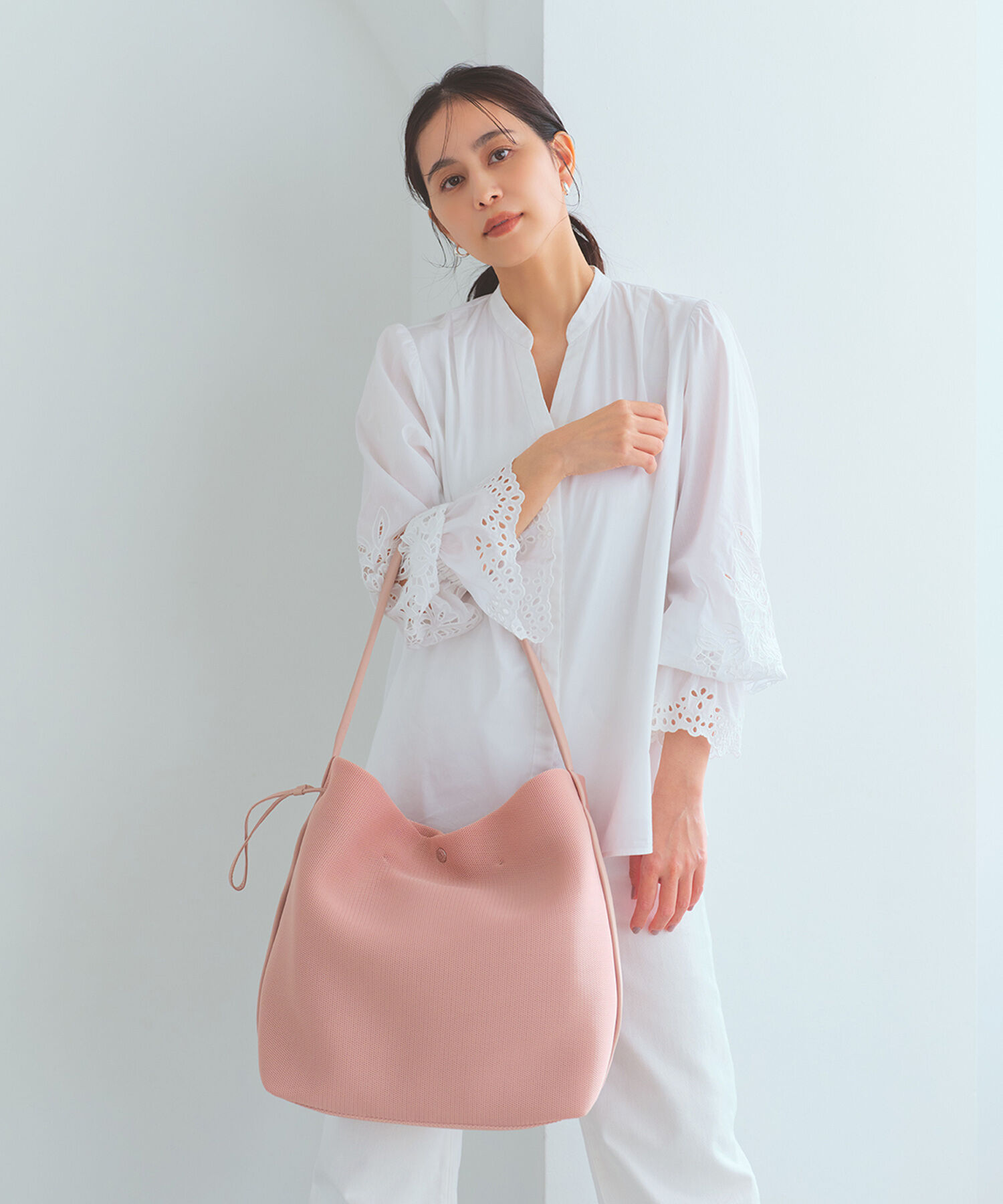 TOPKAPI BREATH「【Breath TOPKAPI】メッシュ 2way ビッグ ワンハンドル ショルダーバッグ」|ショルダー・メッセンジャー|