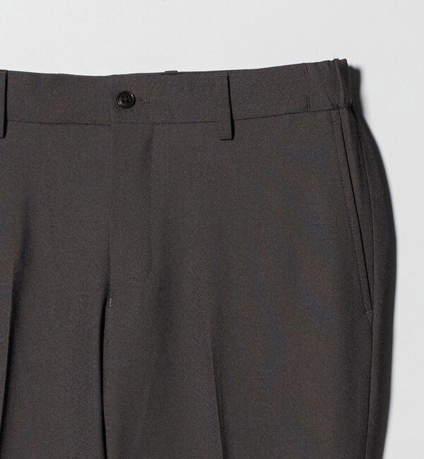 UNITED ARROWS green label relaxing「A+ ポリエステル シャークスキン スタンダード イージー セットアップ パンツ スラックス -ウォッシャブル」|スラックス|