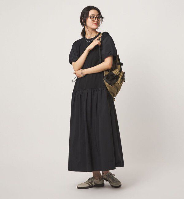 UNITED ARROWS green label relaxing「タフタ ドッキング ワンピース」|ワンピース|