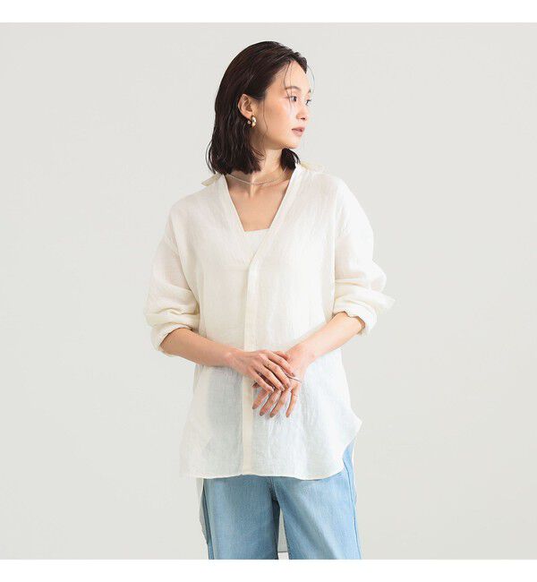 Demi-Luxe BEAMS 「:colon / リネンシャツ」|シャツ・ブラウス|
