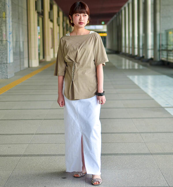 SHIPS for women「SHOP PRESSフックアシンメトリーカットソー◇」|Tシャツ・カットソー|