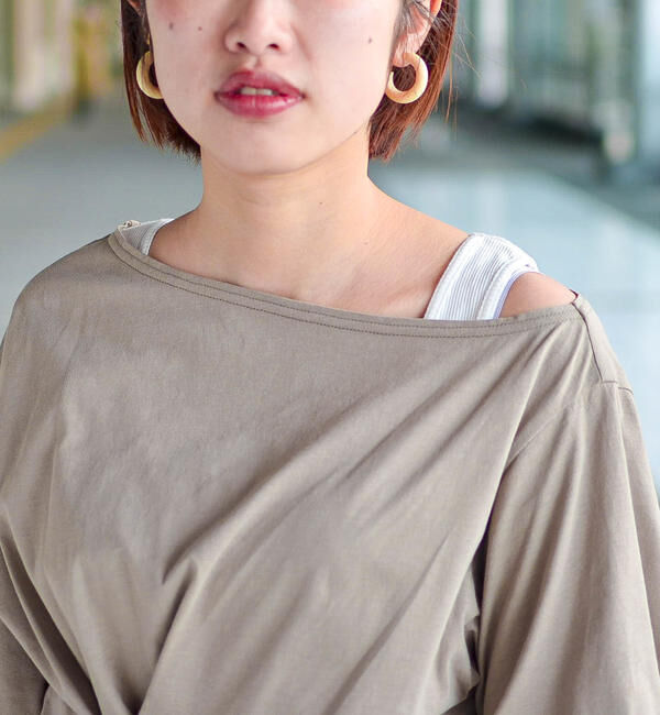 SHIPS for women「SHOP PRESSフックアシンメトリーカットソー◇」|Tシャツ・カットソー|