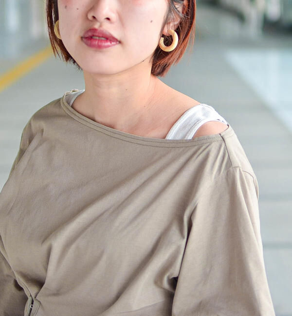SHIPS for women「SHOP PRESSフックアシンメトリーカットソー◇」|Tシャツ・カットソー|
