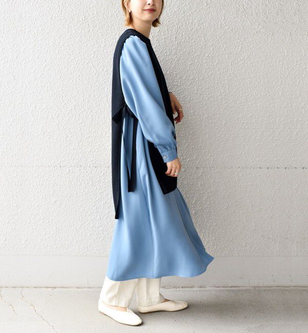 SHIPS for women「ニットコンビレイヤードワンピース」|ワンピース|