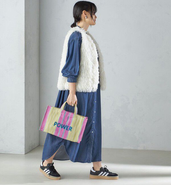 SHIPS for women「AVANI＆AMYRA ロゴ メッシュ バッグ S 」|トートバッグ|
