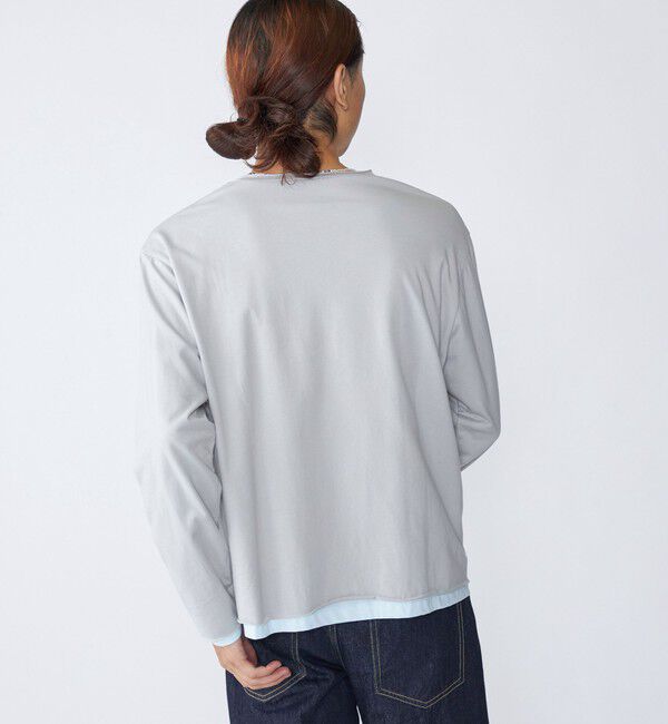 SHIPS「City Ambient Products: カットオフ リバーシブル ロングスリーブTシャツ(ロンT)」|Tシャツ・カットソー|