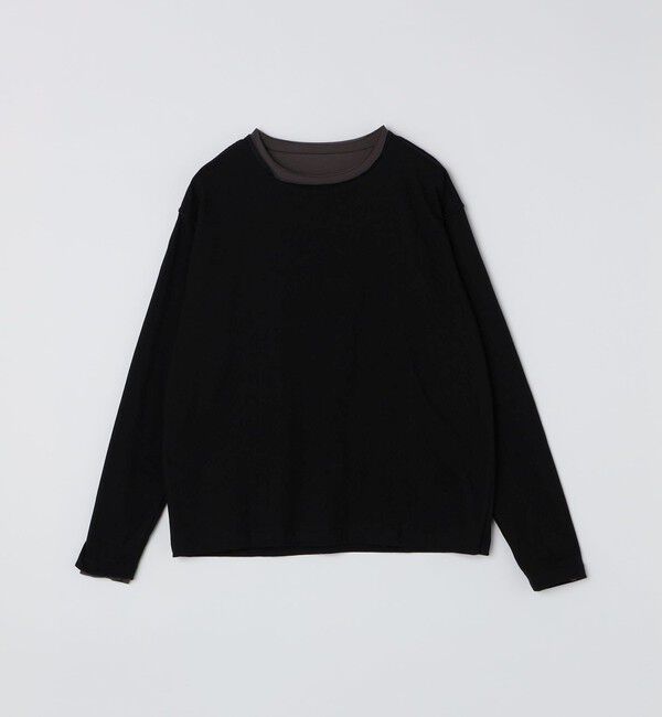 SHIPS「City Ambient Products: カットオフ リバーシブル ロングスリーブTシャツ(ロンT)」|Tシャツ・カットソー|
