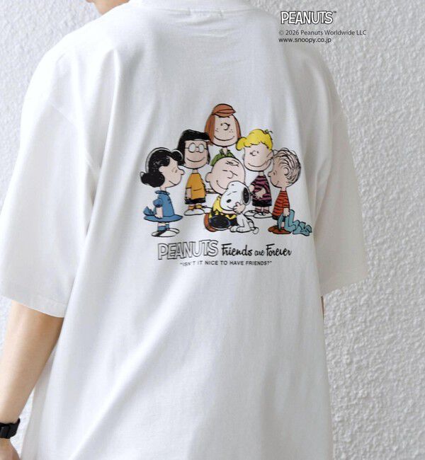 SHIPS any「SHIPS any: SNOOPY コラボ グラフィック プリント Tシャツ◇」|Tシャツ・カットソー|
