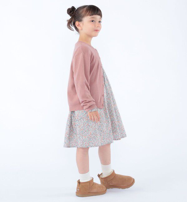 SHIPS KIDS「SHIPS KIDS:100～130cm / リバティ ボタン カーディガン」|カーディガン|