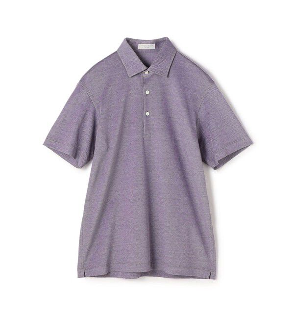 TOMORROWLAND MENS「コットンメッシュ ポロシャツ」|ポロシャツ|77 パープル