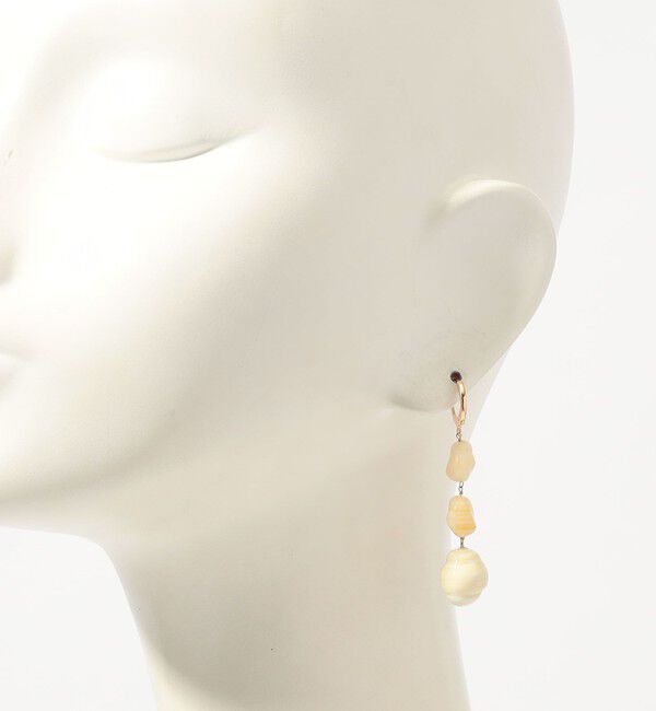 TOMORROWLAND GOODS「helena rohner sanded glass ピアス」|ピアス|