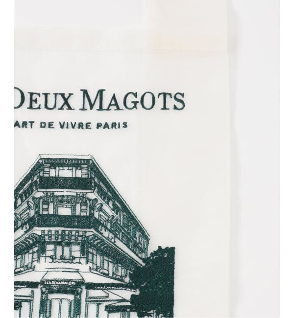 EDIFICE「《予約》LES DEUX MAGOTS (ドゥマゴ) for BRIGITTE TANAKA Organza BAG」|トートバッグ|
