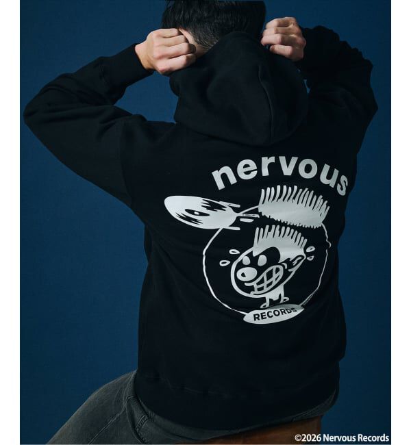 JOURNAL STANDARD「Nervous Records / ナーヴァス・レコーズ &times; JOURNAL STANDARD フーディ」|パーカー|