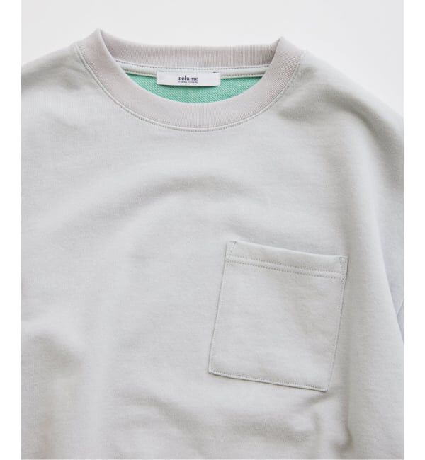 JOURNAL STANDARD relume「ミニ裏毛 コントラストカラー カットオフTシャツ」|Tシャツ・カットソー|