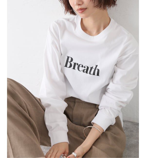 journal standard L'essage「POET MEETS DUBWISE BREATH ロングスリーブTシャツ」|Tシャツ・カットソー|ホワイト