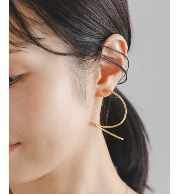 NOBLE「HELMUT Paris/ヘルムート パリ カーブピアス」|ピアス|