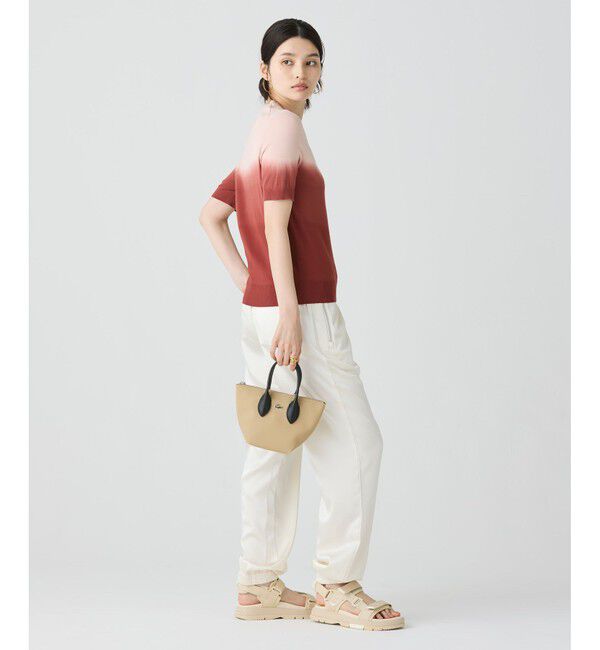 LACOSTE「グラデーションニットTシャツ」|ニット・セーター|