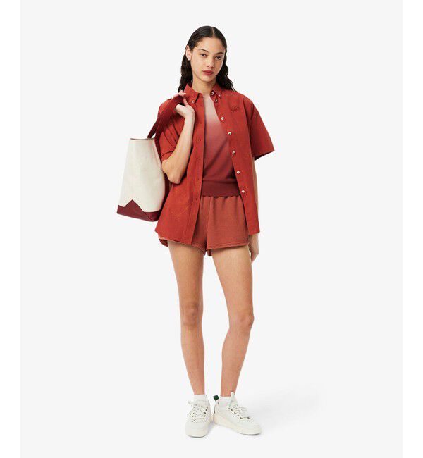 LACOSTE「グラデーションニットTシャツ」|ニット・セーター|