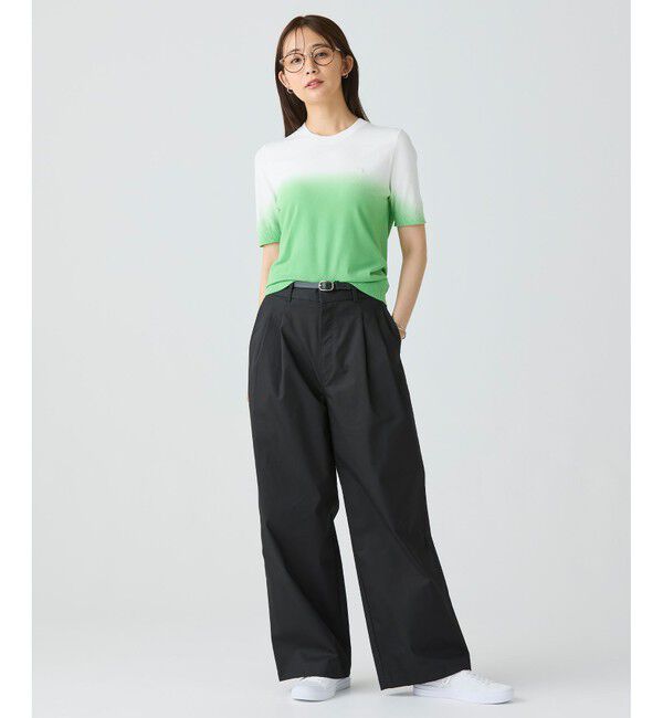 LACOSTE「グラデーションニットTシャツ」|ニット・セーター|