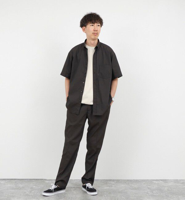 NOLLEY'S goodman「《一部セットアップ対応》DotAir ドットエアー半袖B.D. ボタンダウンシャツ 通気性/UVカット 26SS」|シャツ・ブラウス|