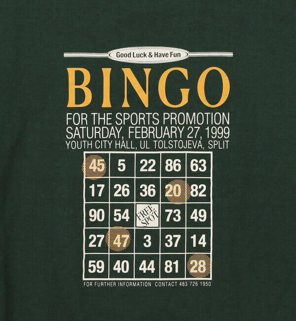  「THE SHINZONE | BINGO TEE WOMEN」|Tシャツ・カットソー|