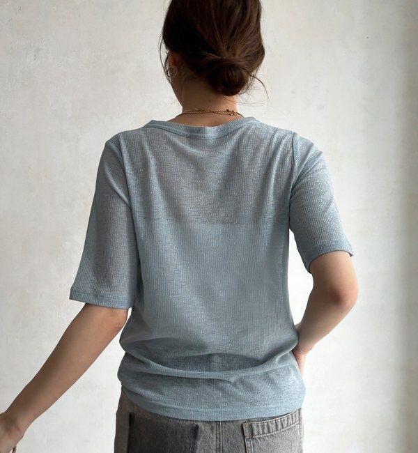  「【WEB限定】2枚setシアーテレコTEE」|Tシャツ・カットソー|