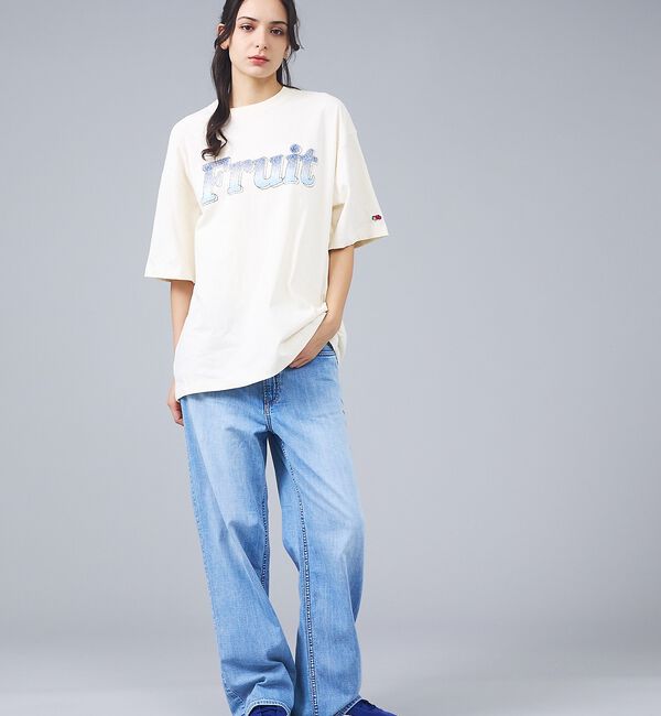 ABAHOUSE「【FRUIT OF THE LOOM/フルーツ・オブ・ザ・ルーム】FRUITロゴ」|Tシャツ・カットソー|