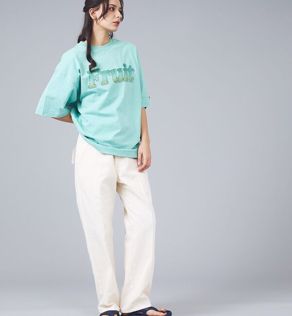 ABAHOUSE「【FRUIT OF THE LOOM/フルーツ・オブ・ザ・ルーム】FRUITロゴ」|Tシャツ・カットソー|