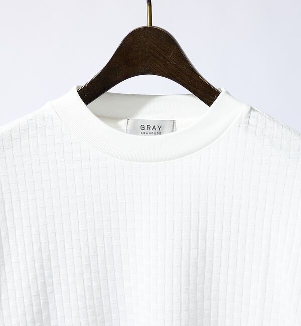 ABAHOUSE「【チェック柄】リンクス ブロック 長袖 Tシャツ【予約】」|Tシャツ・カットソー|