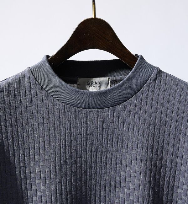 ABAHOUSE「【チェック柄】リンクス ブロック 長袖 Tシャツ【予約】」|Tシャツ・カットソー|